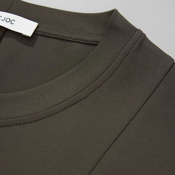 CHICJOC Japanese Imported Eco-Cool Viscose Dress – Minimalist Elegance sz 40 - Picture 5 of 16